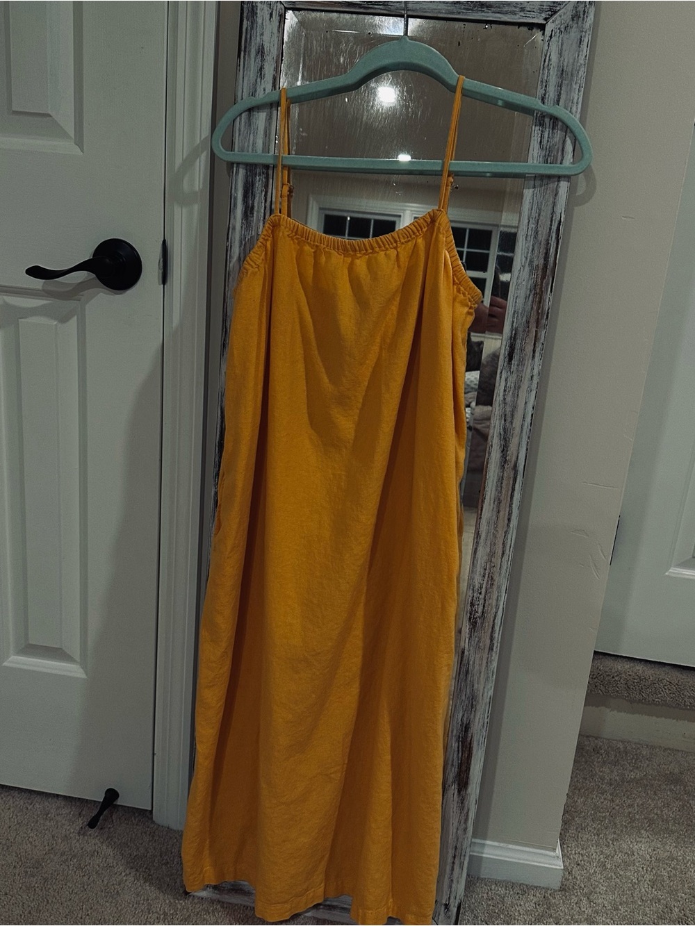 Women’s Tangerine Spaghetti Strap Dress